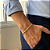 Pulseira Cadeado de Quina3mm 20cm – Banhada a Ouro 18K - Imagem 2