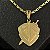 Pingente Escudo com Espadas – Banhado a Ouro 18K - Imagem 1