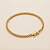 Pulseira peruana 3mm 21cm – Banhada a Ouro 18K - Imagem 1