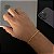 PULSEIRA PERUANA FECHO CANHÃO( 3MM - 5G - 21 CM) - BANHADO A OURO 18K - Imagem 5