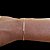 PULSEIRA  PIASTRINI FECHO LAGOSTA( 2mm - 2G - 19 CM) - BANHADO A OURO 18K - Imagem 3