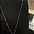 Corrente Veneziana 2mm 70cm + Pingente Cruz – Banhada a Ouro 18K - Imagem 4