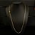 CORRENTE 3X1 FECHO GAVETA  (3mm) 60cm ou 70cm - BANHADA A OURO 18K - Imagem 1