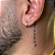 PAR DE BRINCO ARGOLA LISA  10x3mm - BANHADO A OURO 18K - Imagem 2