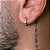 PAR DE BRINCO ARGOLA LISA  10x3mm - BANHADO A OURO 18K - Imagem 3