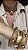Bracelete Oval Destino Fosco - Imagem 3