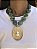 Colar Pedras Maxi Medalha - Imagem 1