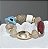 Bracelete Boho Turquesa + Bordeaux - Imagem 1