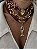 Compre Junto - Colar Bordeaux Sardinha + Choker Bordeaux Passador - Imagem 1