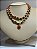 Compre Junto: Choker Trama Bordeaux + Colar Entremeio - Imagem 1