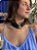 Choker Tecido Star Azul Marinho - Imagem 1