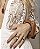 Bracelete Madeira com Cristais - Imagem 2
