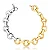 Pulseira em Elos Redondos e Ovais - Imagem 1