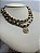 Compre Junto: Choker Trama Marinho + Colar Entremeio Olho Grego - Imagem 1