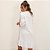 Vestido Chemise Com Botões M/L B’Bonnie Rebeca Branco - Imagem 4