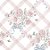 Papel de Parede Losango Floral Charlotte Blue - Imagem 2