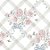 Papel de Parede Losango Floral Charlotte Blue - Imagem 3