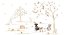 Papel de Parede Arte Cachorros - Imagem 1
