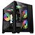 GABINETE GAMER BG-051 ATLANTIS PRETO BLUECASE - S/ FONTE / VIDRO / USB 3.0 / MICRO-ATX / MINI-ITX - Imagem 1