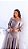 Vestido  Barbara longo com drapeado - Imagem 4