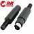 Conector 3 Pinos Mini Din Macho Padão Behringer Phonic Soundcraft Mackie - Imagem 2