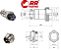 Conector Mike 3 Pinos Mesa de Som Mixer Macho e Fêmea GX16 - Imagem 5