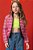TOP CROPPED COM ALÇA EM MALHA CANELADA - VIC & VICKY - Imagem 1