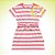 VESTIDO INFANTIL FEMININO LISTRADO FAKINI - Imagem 2