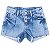 SHORT JEANS FEMININO - MANIA KIDS - Imagem 2
