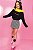 CONJUNTO BLUSA BOXY BAGGY E SHORT SAIA - VIC & VICKY - Imagem 1