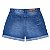 SHORT TEEN JEANS FEMININO - AMORA - Imagem 2