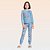 PIJAMA TEEN FEMININO CAMISETA E CALÇA ML - FAKINI - Imagem 1