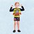 CONJUNTO INFANTIL MASCULINO CAMISETA E SUNGA BOXER - FAKINI - Imagem 4
