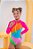 MAIÔ INFANTIL EM MALHA UV RAINBOW - Imagem 1