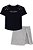 CONJUNTO TEEN BLUSA MC E SHORT SAIA - VIC & VICKY - Imagem 1