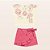 CONJUNTO INFANTIL BLUSA E SHORT SAIA EM MALHA - FAKINI - Imagem 2