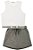 CONJUNTO BLUSA CROPPED REGATA TEEN E SHORT - VIC & VICKY - Imagem 2