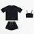 CONJUNTO JUVENIL KIMONO, TOP E SHORT EM MALHA - FAKINI - Imagem 3