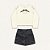 CONJUNTO INFANTIL FEMININO BLUSA E SHORT - FAKINI - Imagem 2