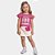 CONJUNTO INFANTIL FEMININO BLUSA E SHORT SAIA - FAKINI - Imagem 1