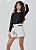 CONJUNTO TEEN BLUSA EM MALHA SHINE E SHORT - PINK X - Imagem 1