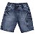 BERMUDA JEANS INFANTIL MASCULINA - MANIA KIDS - Imagem 1