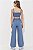 CONJUNTO TOP CROPPED E CALÇA JEANS - VIC & VICKY - Imagem 3