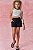 CONJUNTO TEEN BLUSA CROPPED E SHORT - VIC & VICKY - Imagem 1