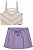 CONJUNTO TEEN BLUSA CROPPED E SHORT SAIA - VIC & VICKY - Imagem 2