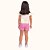 CONJUNTO INFANTIL BLUSA E SHORT SAIA EM MALHA - FAKINI - Imagem 4