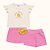CONJUNTO INFANTIL BLUSA E SHORT SAIA EM MALHA - FAKINI - Imagem 2