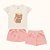 CONJUNTO INFANTIL BLUSA E SHORT SAIA EM MALHA - FAKINI - Imagem 2