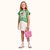 CONJUNTO INFANTIL BLUSA E SHORT SAIA EM MALHA - FAKINI - Imagem 5