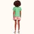 CONJUNTO INFANTIL BLUSA E SHORT EM MALHA - FAKINI - Imagem 3